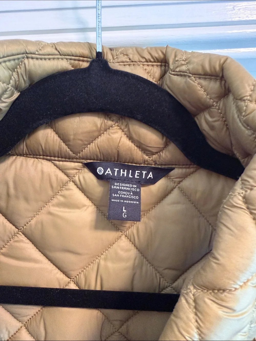 Athleta Quilted Olive Green whisper Vest - Picture 2 of 4